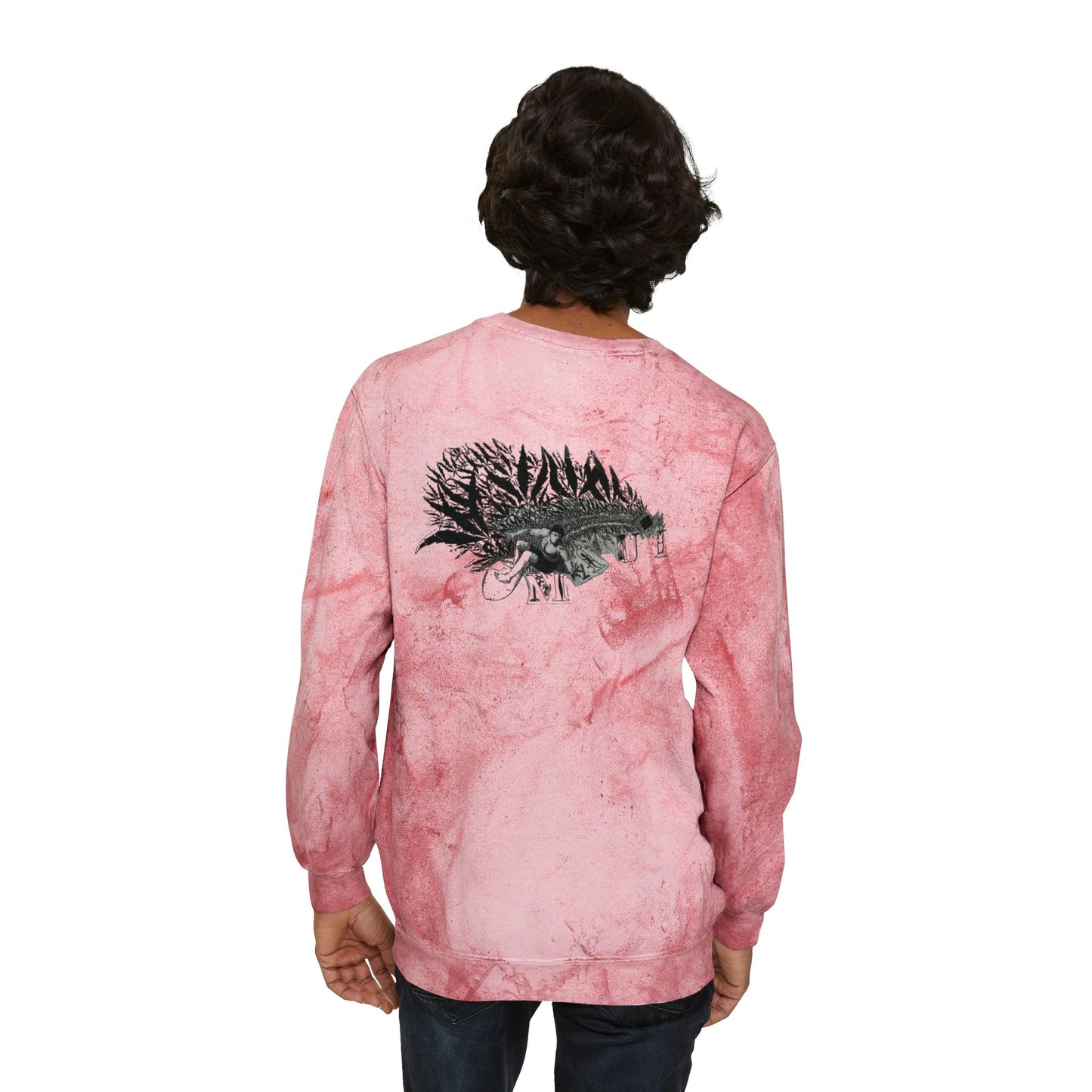 Unisex Color Blast Crewneck Sweatshirt