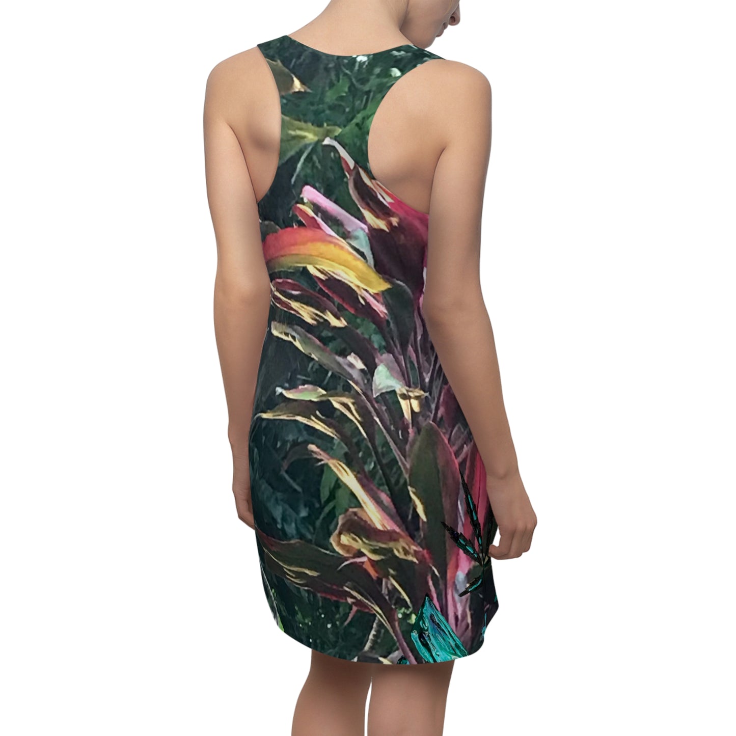 Women's Cut & Sew Racerback Dress (AOP)