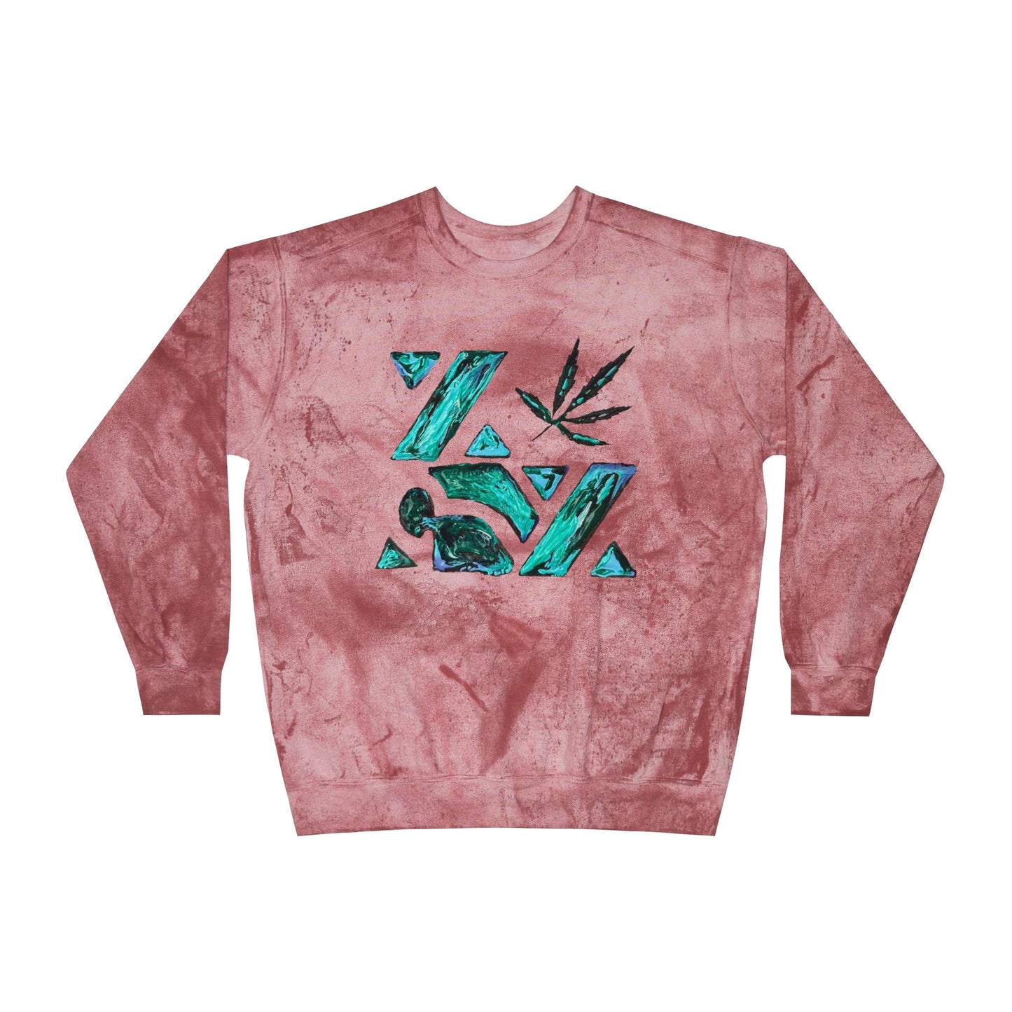 Unisex Color Blast Crewneck Sweatshirt