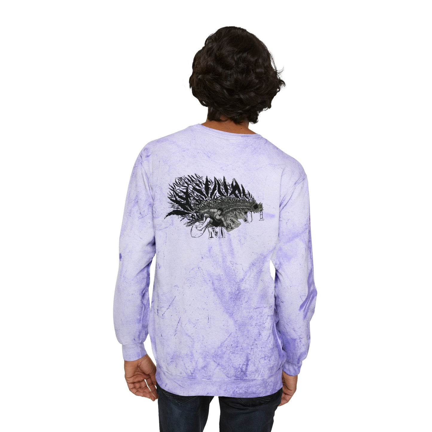 Unisex Color Blast Crewneck Sweatshirt