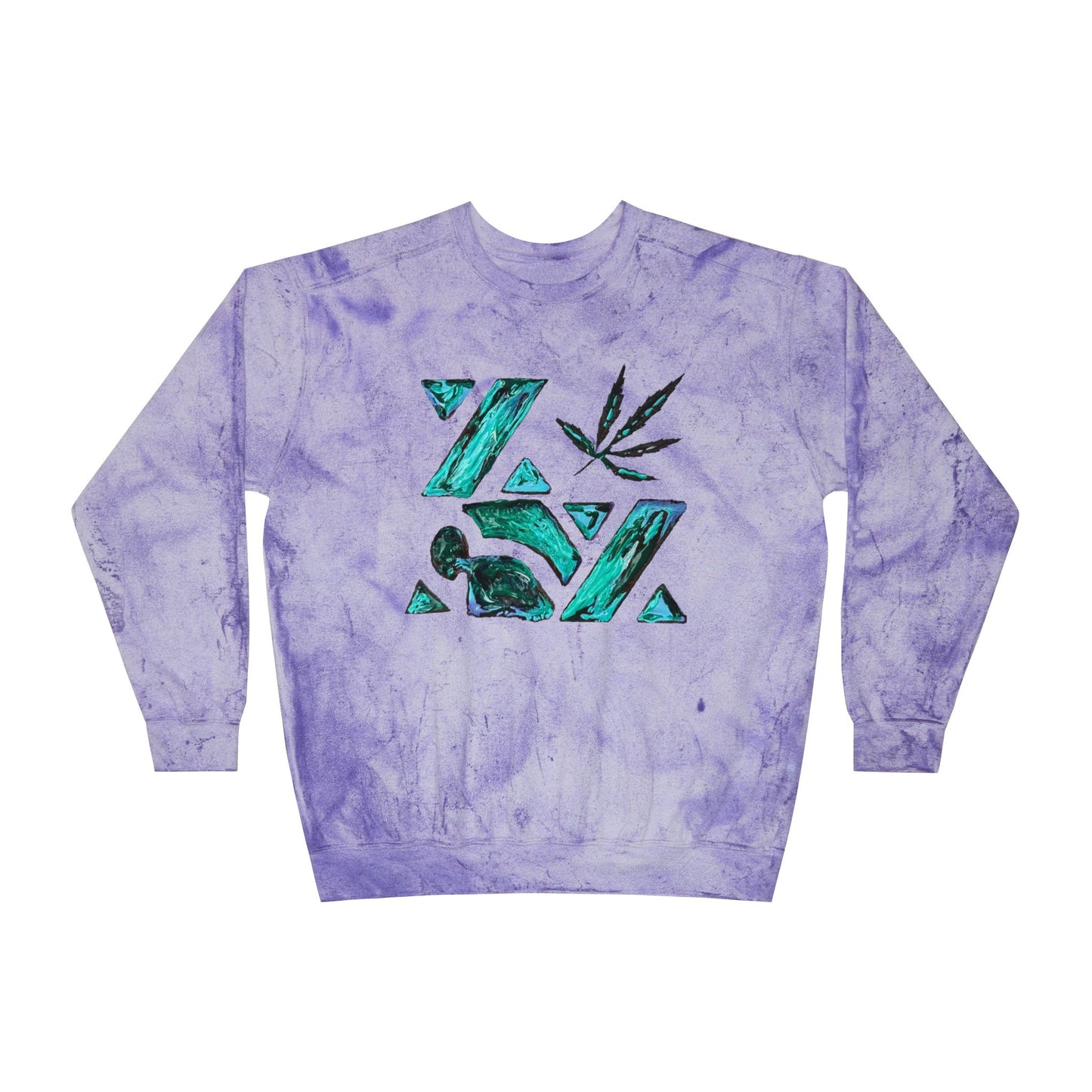 Unisex Color Blast Crewneck Sweatshirt