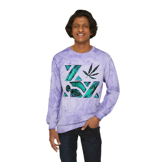 Unisex Color Blast Crewneck Sweatshirt